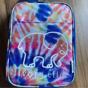 New * IVORY ELLA *Insulated Tie Dye Lunch‎ Box Fit & Fresh Elephant Lunch Bag